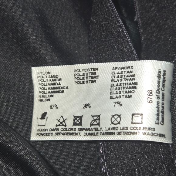 Glamorise Front-Cloure Underwire Bra 44G Black Lace Polka Dot Full Coverage - Picture 10 of 10